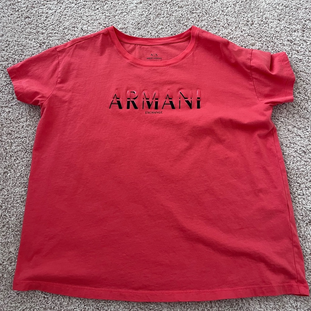 Armani Exchange Women's Logo Short Sleeve Tee
